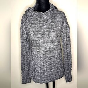 Lululemon Athletica Gray Cowl Neck Sweater Classic Knit